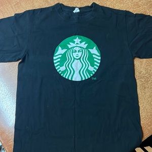 Black Starbucks tshirt